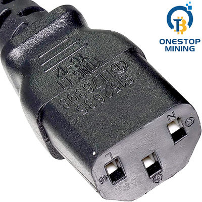 EU Plug Asic Miner  Power Supply Cords Cables  1.5m 1.8m 2m