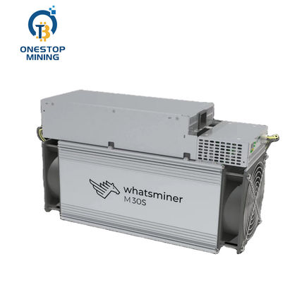 Microbt Whatsminer M30s+ 100th/S Bitcoin Miner Asic SHA-256 Algorithm With PSU 34W