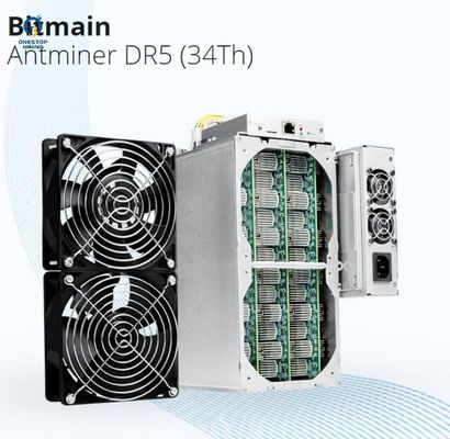 Bitmain Antminer DR5 34 Th/S 35th DCR Decred Mining Hardware Crypto Blake256r14