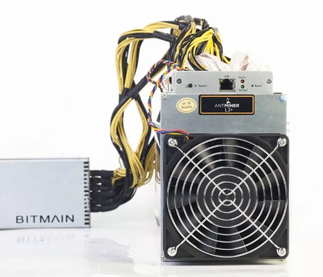 Antminer L3+ 504 Mh/S Litecoin Bitmain Miner Scrypt Miner Asic