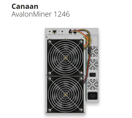 Avalon Miner 1246 87T 3420W BTC Bitcoin Asic Miner 331 X 195 X 292mm Bitcoin Miner Asic