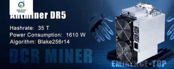 Bitmain Antminer DR5 34TH/S 35th 1800W Dcr Miner Asic